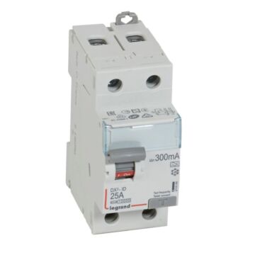 Interruptor diferencial dx³ -id - 2p - 230 v~ - 25a - 300 ma - tipo a
