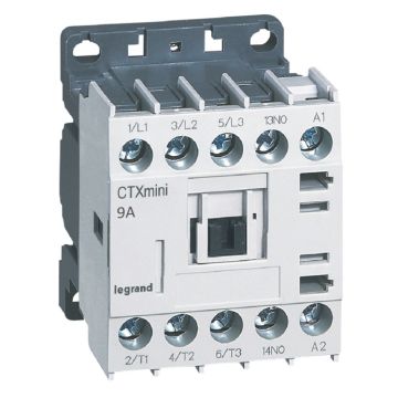 Minicontactor ctx³ 3p 9a + contacto auxiliar 1na - 230 v~