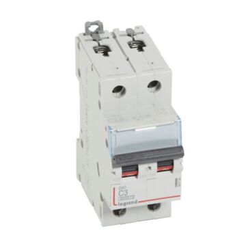 Magnetotérmico dx³ 6000/10 ka - 2p - 230/400 v~ - 3a - curva c