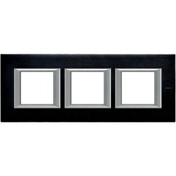 Placa 2+2+2 mod.hz.color antr.pul.