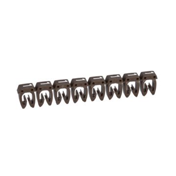 Etiqueta cab 3 para cableado de 0,5 a 1,5mm² - cifra 1 - marrón
