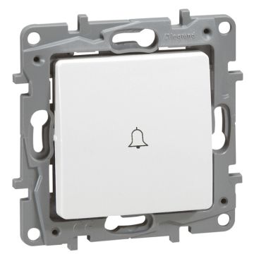 Pulsador luminoso niloe 6a 250v blanco