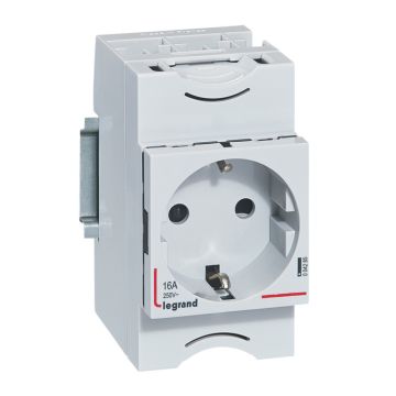 Toma de corriente - 10/16a - 250 v~ - 2p+t - con obturador
