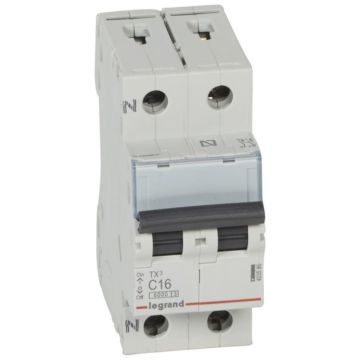 Magnetotérmico tx³ - 1p+n - 230v~ - 16a - curva c - 2 módulos