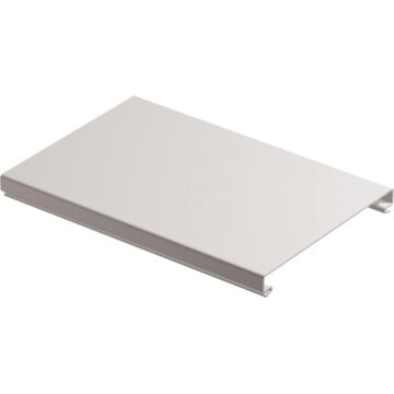 Tapa bandeja portacables omega - an. 300mm - 3 mt - gris ral7030