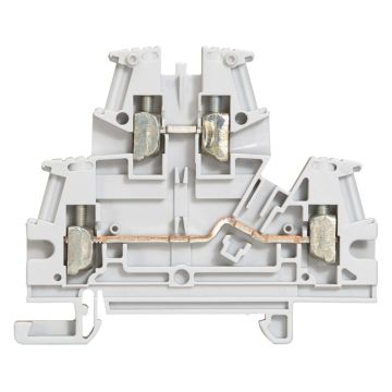 Borna viking 3 con tornillo - 2 uniones - 2 pisos - gris - paso 6