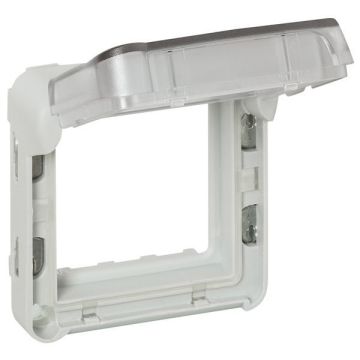 Adaptador plexo modular para función mosaic - tapa ahumada- ip 55