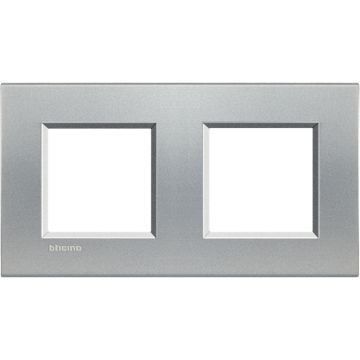 Placa embellecedora livinglight de color tech - 2 x 2 módulos