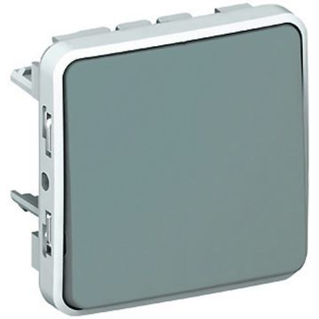 Interruptor conmutador plexo modular gris - 10ax