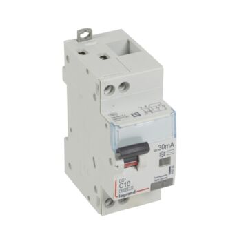 Magnetotérmico diferencial dx³ 6000/10ka - 1p+n- 230v~ -10 a-curva c- 30ma-tipo ac