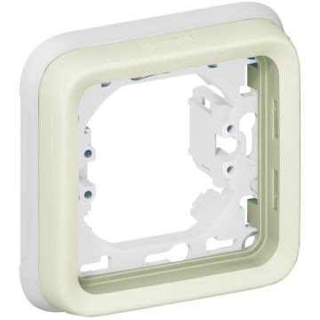 Marco de empotrar plexo modular blanco - 1 elemento