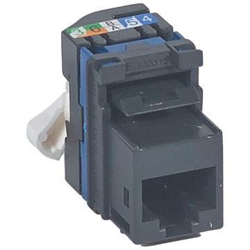 Enchufe keystone rj 45 categoría 6 utp conexión rápida de crimpado