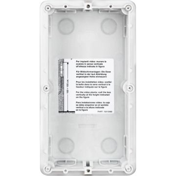 Caja empotrar 2 módulos sfera robur