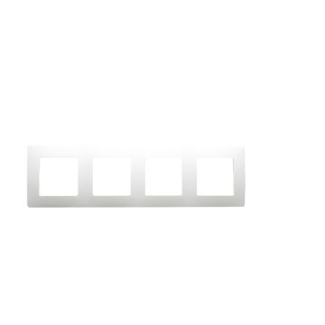 Placa niloe 4 elementos blanco
