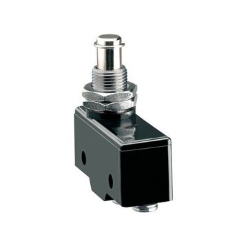 Microinterruptor plástico pistón cabeza M12 tornillo