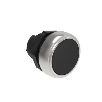 Pulsador Platinum rasante negro
