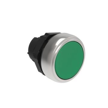 Pulsador Platinum rasante verde