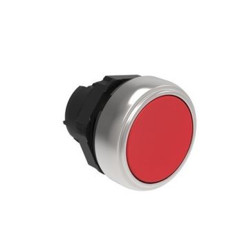 Pulsador Platinum rasante rojo