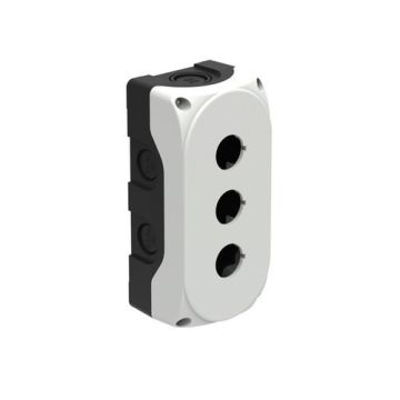 Botonera blanca para 3 operadores
