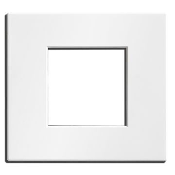 Embellecedor DEC F100 ABS para caja universal blanco