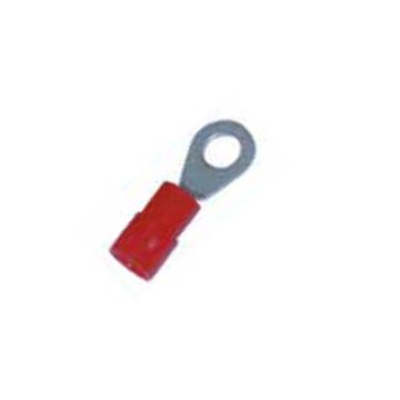 TERMINAL PREAISLADO REDONDO 0,3-1,5mm² BORNE 6 ROJO