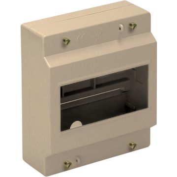 Caja de distribución de superficie para 6 elementos.