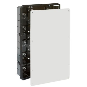 Caja de conexión de empotrar. De 300 x 500 x 60mm. Tapa con tornillos.