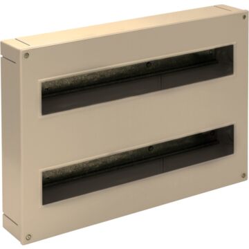 Caja de distribución de superficie para 38 elementos.