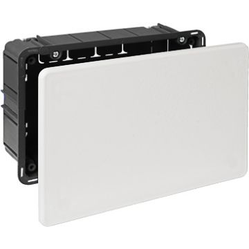 Caja de conexión de empotrar en tabique hueco. De 170 x 112 mm. Tapa con garra metálica.