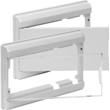 Marco y puerta color blanco para cajas Serie CLÁSICA. Para cajas refs 5203B, 5206B, 5220B y 5216B.