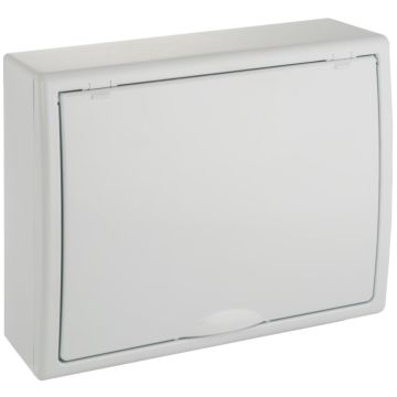 Caja de distribución de superficie para 12 elementos.