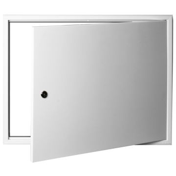 Marco y puerta metalicos para registro secundario en hueco de obra.  Dimensiones 700 x 500 mm.  Referencia antigua: MP1570