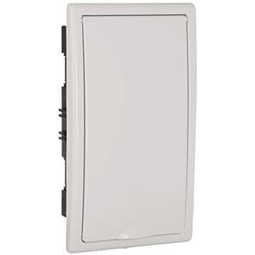 Caja de distribución de empotrar para 4 elementos.