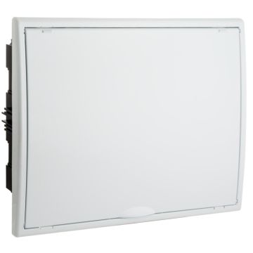 Caja de distribución de empotrar para 24 elementos + 4 precintables.