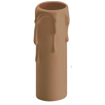Vela larga crema para portalámparas ref. 479K.
