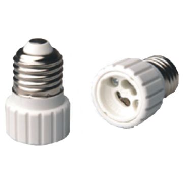 Portalámparas adaptador. De E27 a GU10/GZ10. 2A-250V~