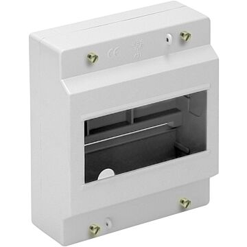 Caja de distribución de superficie para 6 elementos.