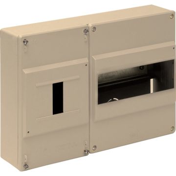 Caja de distribución de superficie para 7 elementos + 4 precintables.