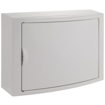 Caja de distribución de superficie para 14 elementos.