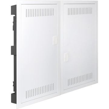 Registro de terminación de red. De empotrar. Vacío. Dimensiones para empotrar 695 x 613 x 88 mm.