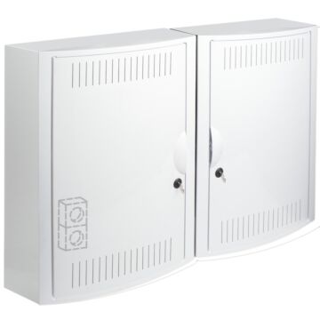 Registro de terminación de red 725 x 543 x 115 mm. De superficie. Con placa de montaje para elementos activos y pasivos de telecomunicaciones. Con per