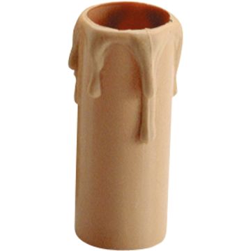 Vela corta crema para portalámparas ref. 479J.