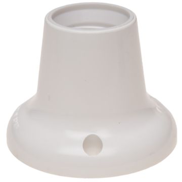 Portalámparas E-27 de superficie. 4A 250V.Zócalo recto