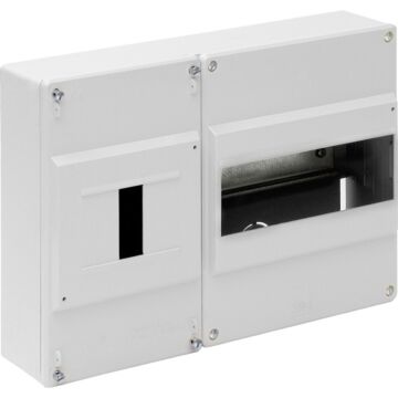 Caja de distribución de superficie para 7 elementos + 4 precintables.