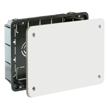 Caja de conexión de empotrar en tabique hueco. De 194 x 154 mm. Tapa con tornillos.