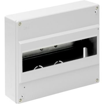 Caja de distribución de superficie para 12 elementos.