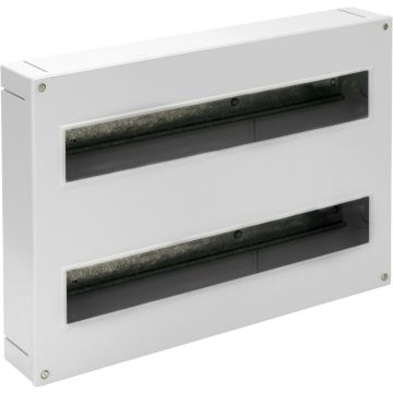 Caja de distribución de superficie para 38 elementos.