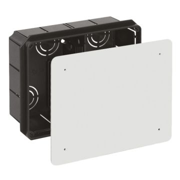 Caja de conexión de empotrar. De 200 x 160 x 70 mm. Tapa con tornillos.