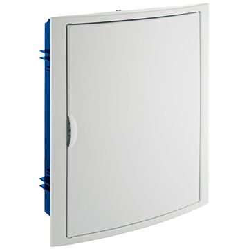 Caja de distribución de empotrar en tabique hueco de 20 elementos + 4 precintables.