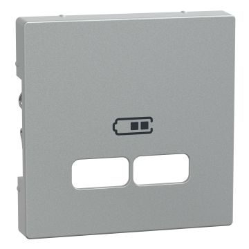 Tapa Cargador Usb 2,1a Elegance Aluminio
